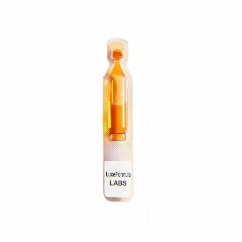 LuxeFormula Labs 15% Astaxanthin Single-Use Serum — 2.0ml ampoule, antioxidant hydrating firming face serum with vegetable glycerin, carbomer and gentian root